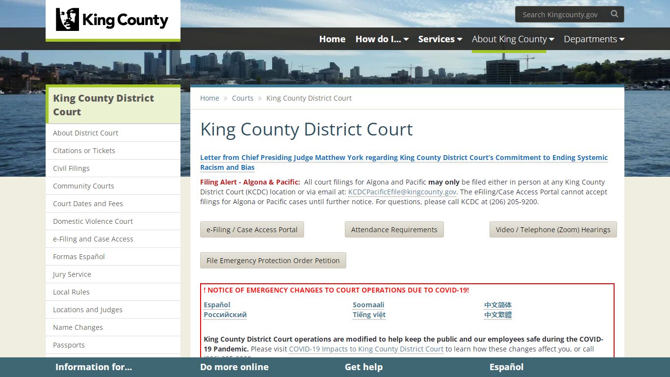 King County District Court - King County - King County, Washington